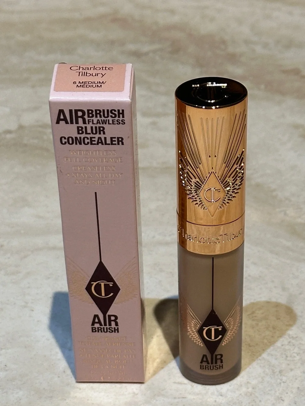 Charlotte Tilbury Airbrush Flawless Blur Concealer 6 Medium